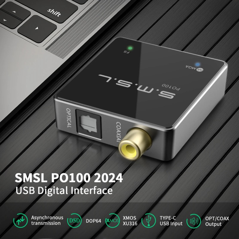 SMSL PO100 2024 USB-аудиоконве – обзор и цена Audio Music System For Home