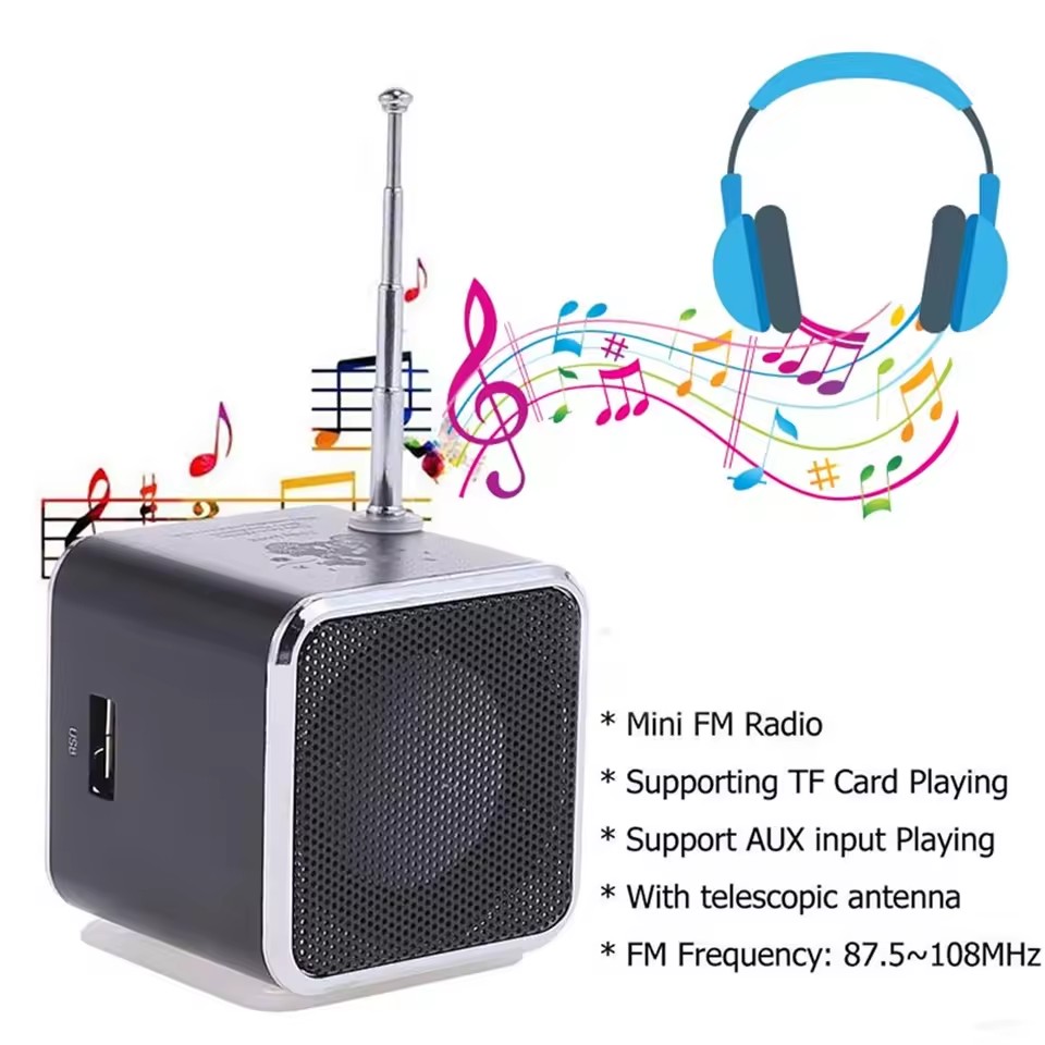 Беспроводная FM-радио колонка  – обзор и цена Audio Music System For Home